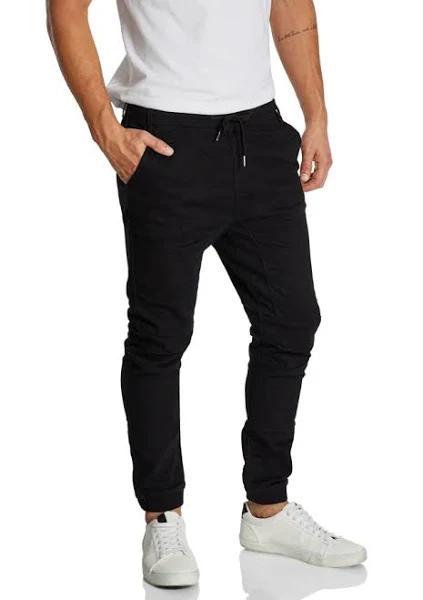 Connor Colton Cuffed Chino Black 34