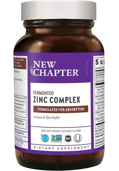 New Chapter - Zinc Food Complex - 60 Tablets