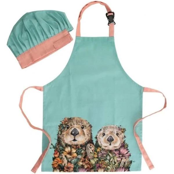 Maxwell & Williams Marini Ferlazzo Wild Planet Kids Apron & Hat Set - Sea Otters