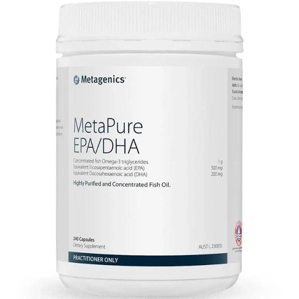 Metagenics Metapure EPA/DHA 240 Capsules