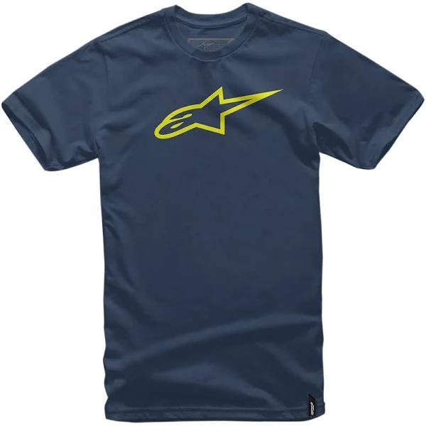 Alpinestars Navy-Yellow Ageless T-Shirt M