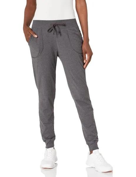 Champion Women's Jersey Pocket Pants, m0590 - Granite Heather, S