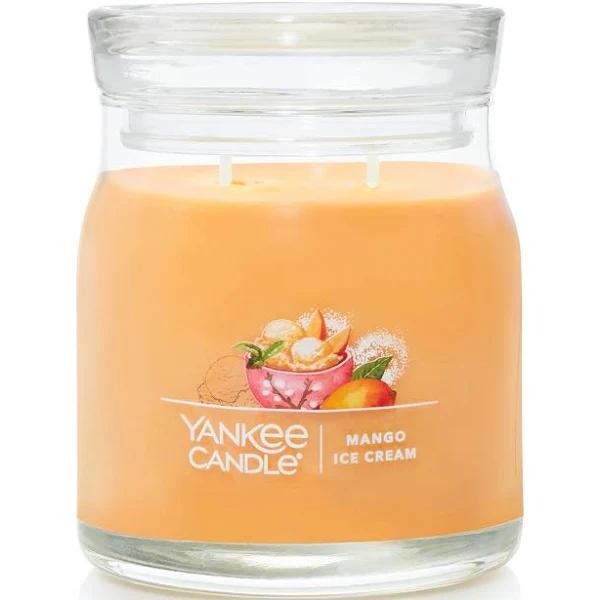 Candle Yankee Signature Medium Jar Mango Ice Cream