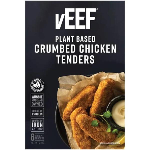 Veef Planted Based Crumbed Chicken Tenders 210g