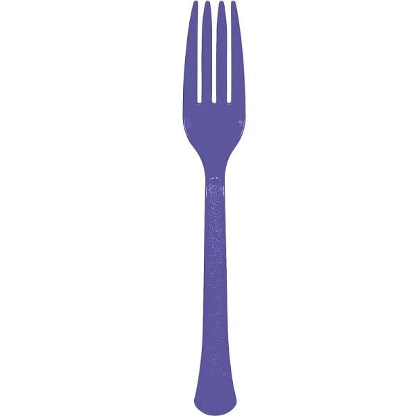 Purple Plastic Forks 20 Pack