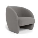 Cobble Fabric Occasional Armchair Charcoal by Freedom