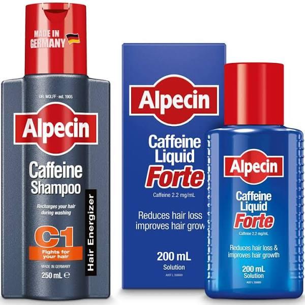 Hair Loss Set - Caffeine Shampoo 250ml + Caffeine Liquid Forte 200ml