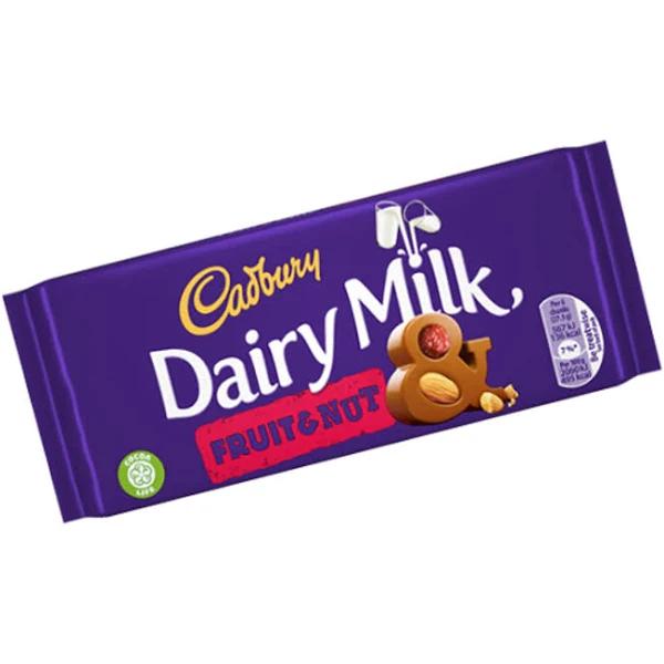 Cadbury Dairy Milk Fruit & Nut Tablet 18 x 110g