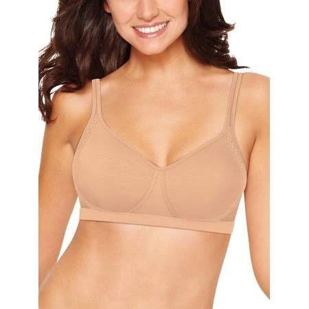 Hanes X-Temp Foam Wirefree Bra, G507 - Nude, XL