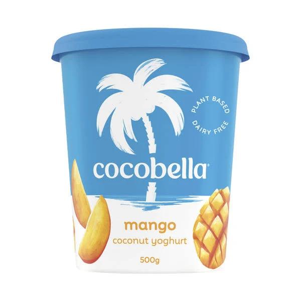 Cocobella Dairy Free Coconut Yoghurt Mango 500g