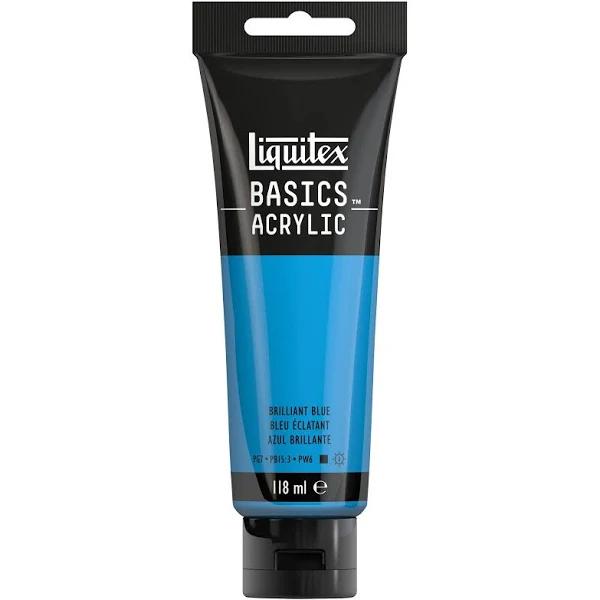 Liquitex Basics Acrylic Paint 118ml: Brilliant Blue