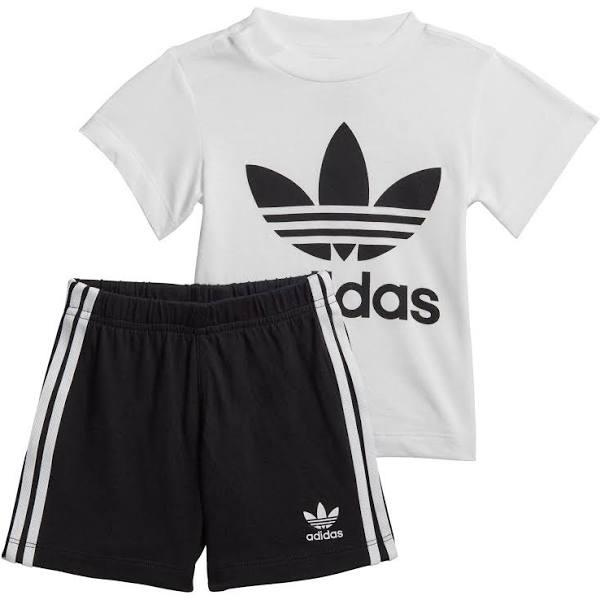 Adidas Originals Shorts & T-Shirt Set - Boys' Toddler White/Black Size 2T