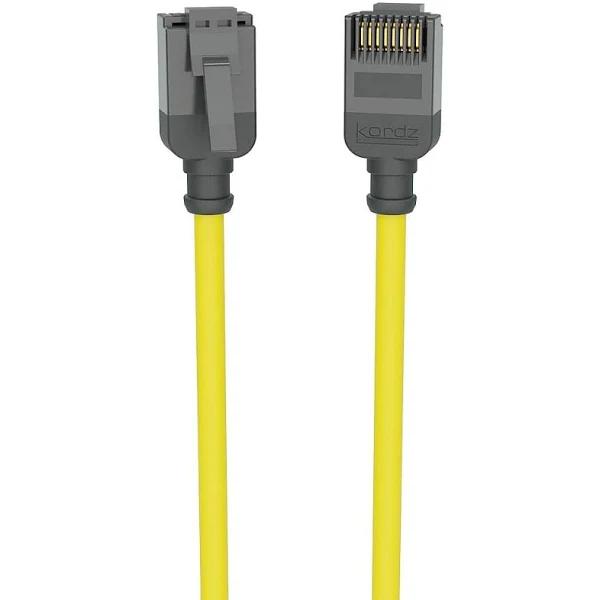 Kordz Professional Slim Profile Cat6 Network Patch Cord Yellow - 0.75m [K23045-0075-YL]