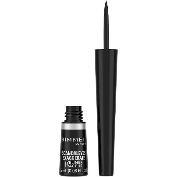 Rimmel Liquid Exaggerate Eye Liner 100% Black