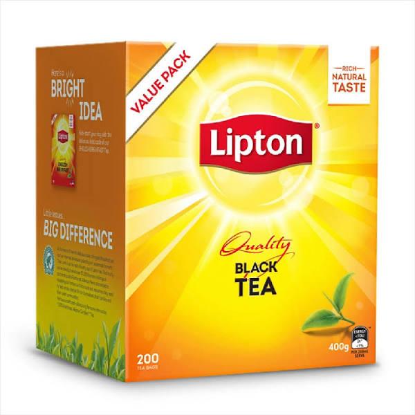 Lipton 32477757 Quality Black Tea Bags Pack 200 (String & Tag)