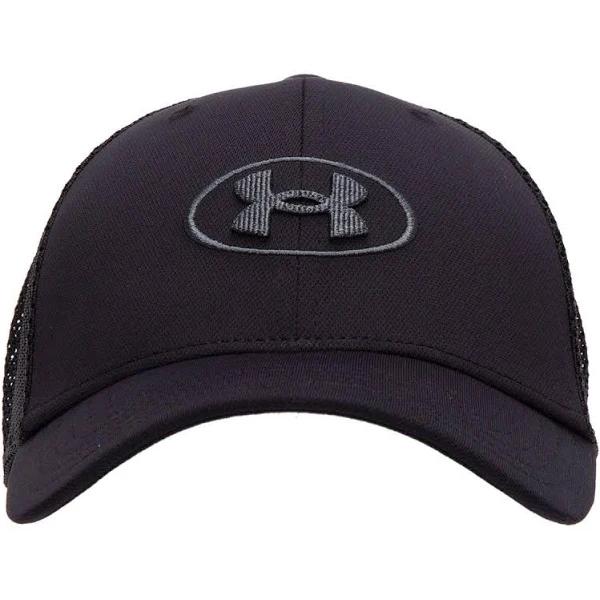 Under Armour Men's Blitzing Trucker Hat Black OSFM