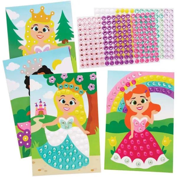 Princess Diamond Art Kits (Pack of 4) Craft Kits