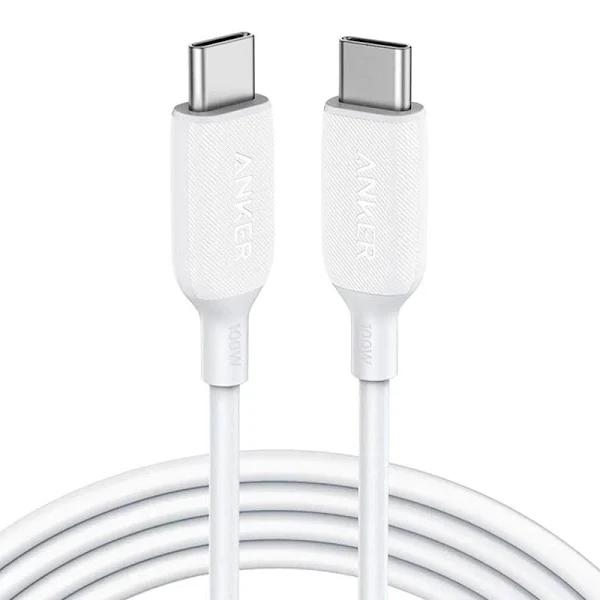 Anker Powerline III USB-C to USB-C 100W 2.0 Cable 1.8m - White