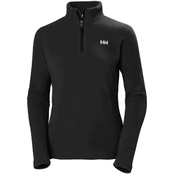 Helly Hansen Womens Daybreaker 1/2 Zip Fleece Black / 2XL