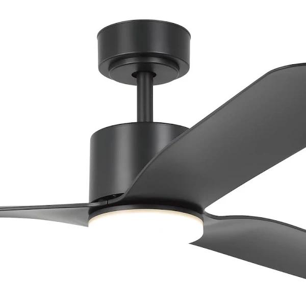 Eglo Iluka 52" ABS DC Ceiling Fan With 20W LED Light Black