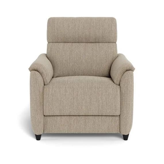 Dexter Fabric Battery Recliner Armchair Beige by Freedom