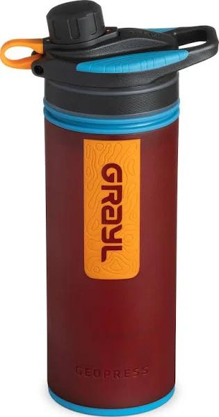 Grayl Geopress Water Purifier Bottle - Wanderer Red