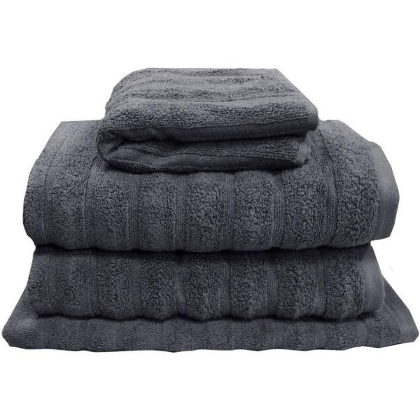 J Elliot Home Set of 4 George Collective Cotton Bath Towel Set Ash