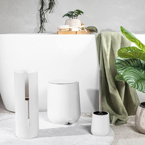 Habitat Denver White Bathroom Accessories White Standard Waste Bin