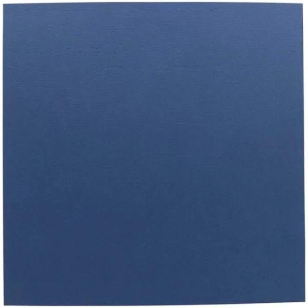 American Crafts - Textured Cardstock 12"X12" Denim