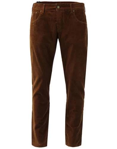 Sierra Lois Mod Casuals Needle Cord Trousers Brown