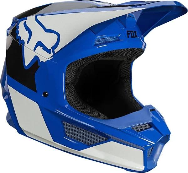 Fox V1 Youth Revn Helmet - Blue - M