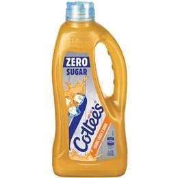 Cottee's Zero Sugar Orange Cordial 1L