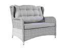 Rosebud Wicker Outdoor Lounge Sofa (2-seater) — White Shell by FurnitureOkay