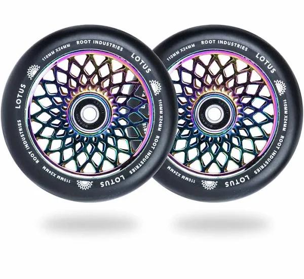 Root Industries - 110mm Lotus Wheels - Rocket Fuel/Black