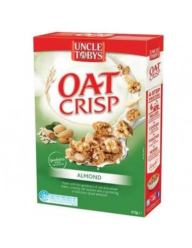 Uncle Tobys Oat Crisp almond Cereal 415g