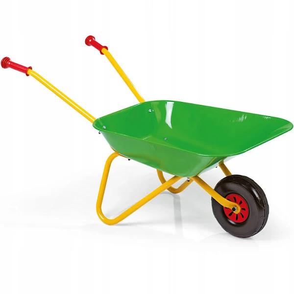 Rolly Metal Wheel Barrow - Green