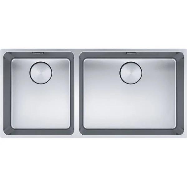 Franke Mythos Double Bowl Sink - Stainless Steel