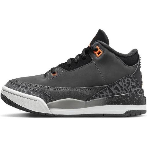 Jordan 3 Retro Unisex Shoes - Black - Size: 1 - Foot Locker