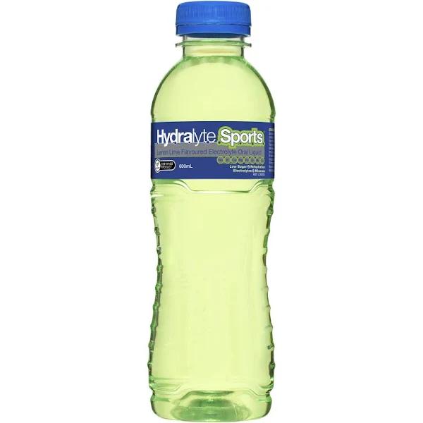 Hydralyte Sports Electrolyte Oral Liquid 600ml Lemon Lime