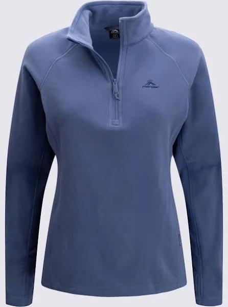 Macpac Women's Tui Fleece Pullover | Colour: Bijou Blue/Blue