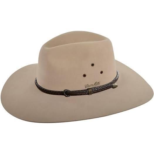 Thomas Cook Grazier Pure Fur Felt Hat Sand - 56cm