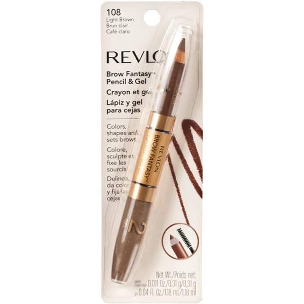 Revlon Brow Fantasy Pencil & Gel - 108 Light Brown