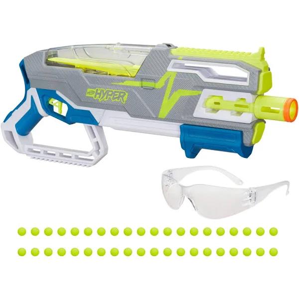 Nerf Hyper Siege-50 Pump-action Blaster and 40 Ner