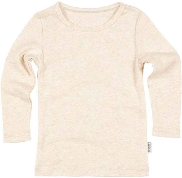 Toshi Dreamtime Organic Tee Long Sleeve Feather | Bon Bon Tresor 3-6 Months