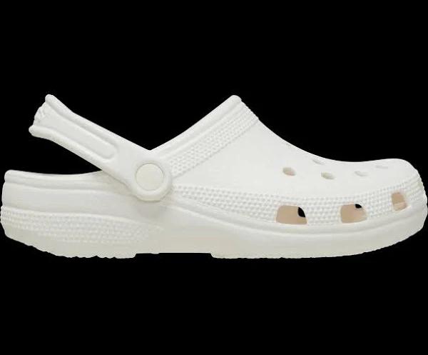 Crocs Classic Glitter Clog; White, W5/M3