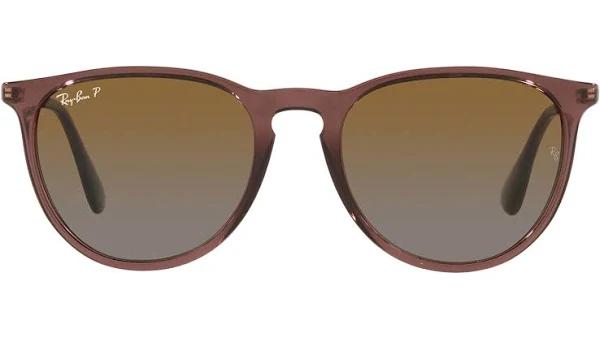 Ray-Ban Erika RB4171 6593T5 Transparent Dark Brown Sunglasses