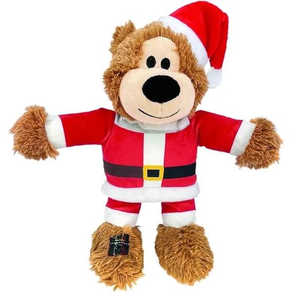 Kong Holiday Wild Knots Bear Dog Toy - Assorted