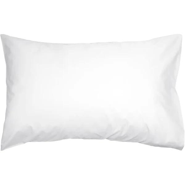 Algodon 300TC Cotton Twin Pack Pillowcase - 48x74cm (White)