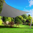 Instahut 4 x 5m Rectangle Shade Sail Cloth - Grey