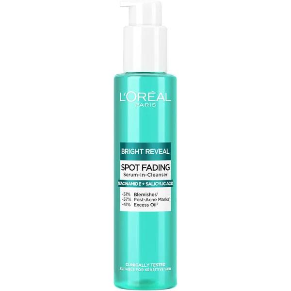 L'Oréal Paris Bright Reveal Spot Fading Serum-in-Cleanser with Niacinamide and Salicylic Acid 150ml